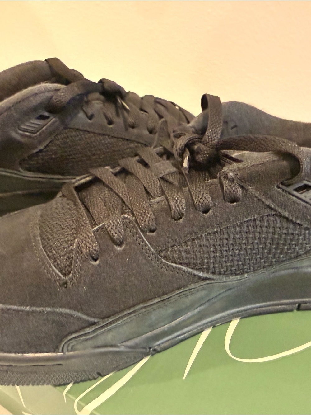 Nike Jordan Flight Court Black/Anthracite Low Top Sneakers HF3255-010 Size 10.5